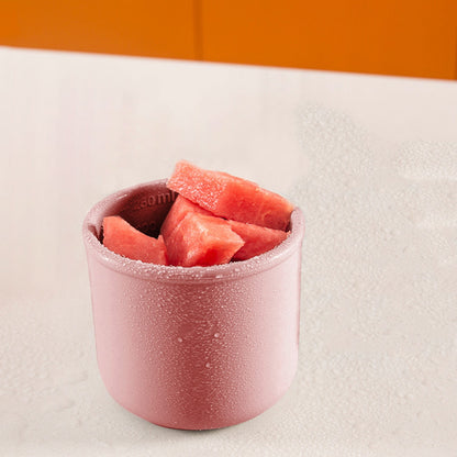 Silicone Food Containers with Lids for Kids, Reusable Leak Proof BPA Free Baby Snack Storage Lunch Box for Daycare School Travel, Pink