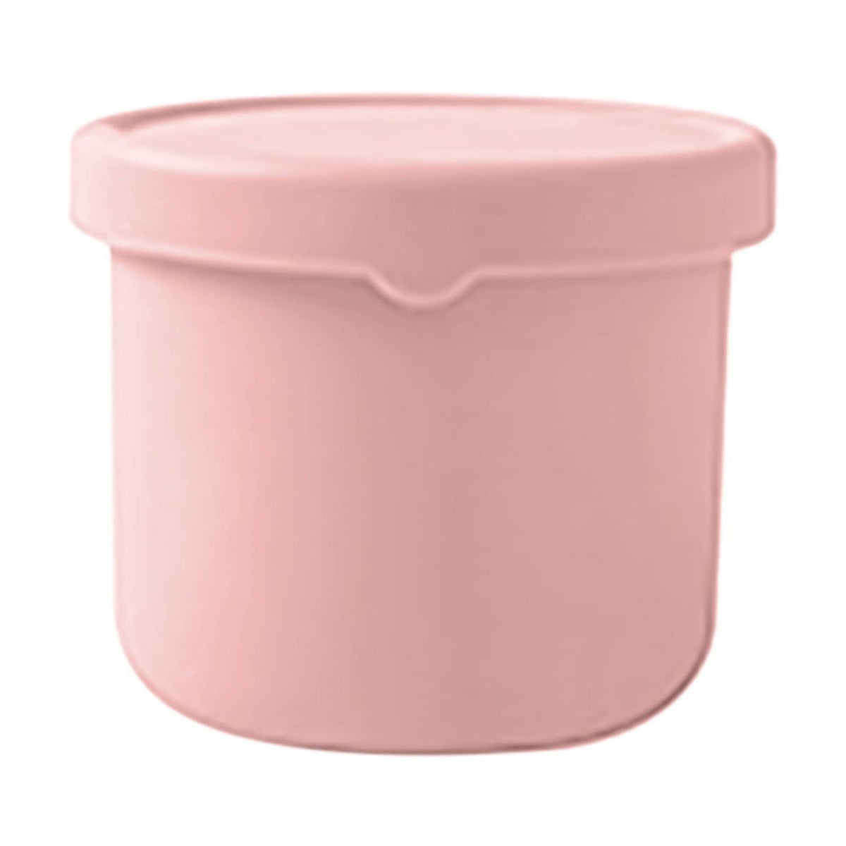 Silicone Food Containers with Lids for Kids, Reusable Leak Proof BPA Free Baby Snack Storage Lunch Box for Daycare School Travel, Pink