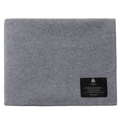 Little Gem Grey Australian Wool Cot Blanket 120 x 160 cm